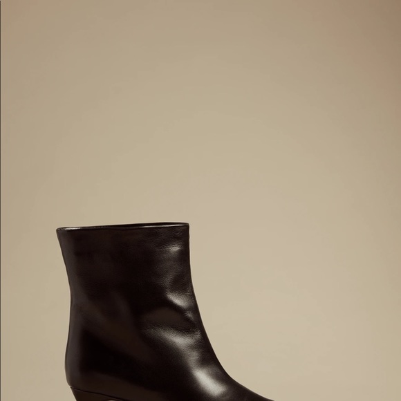 Khaite Black Leather Arizona Boot - Picture 4 of 7